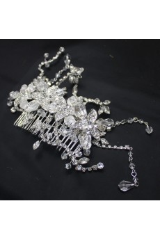 Alloy Crystal Combs Wedding Headpieces with Rhinestone