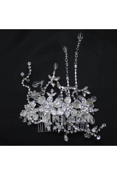 Alloy Crystal Combs Wedding Headpieces with Rhinestone