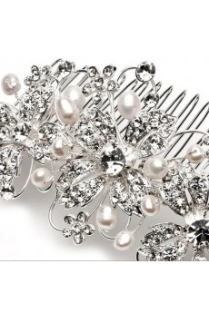 Rhinestone Combs Wedding Headpieces