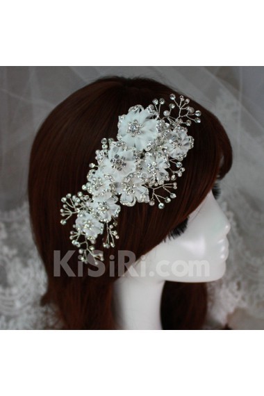 Alloy Rhinestone Floral Wedding Headpieces