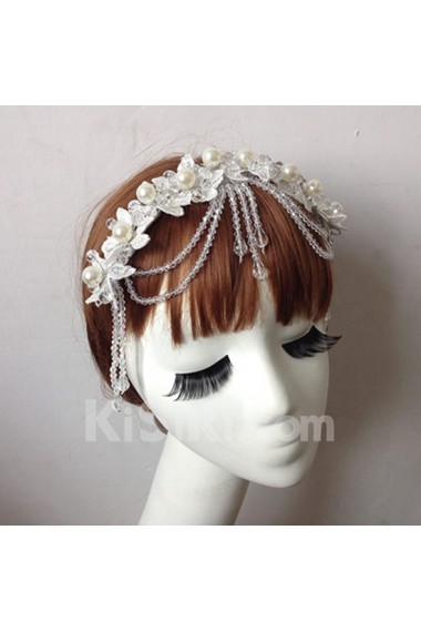 Lace Wedding Headpieces with Beads