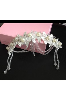 Lace Wedding Headpieces with Beads