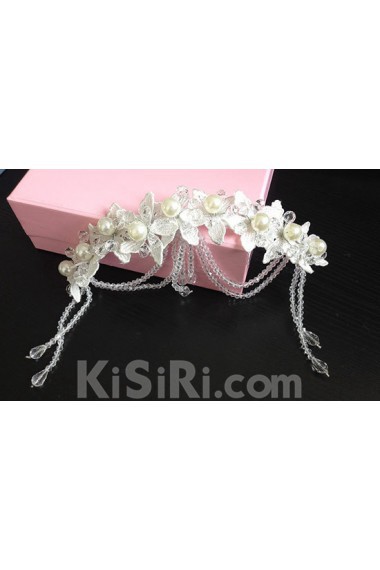 Lace Wedding Headpieces with Beads