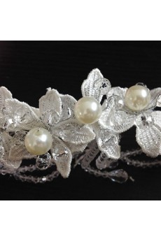 Lace Wedding Headpieces with Beads