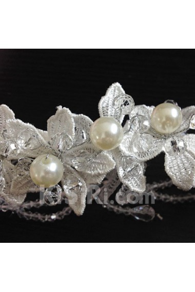 Lace Wedding Headpieces with Beads