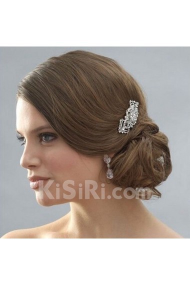 Alloy Rhinestone Combs Wedding Headpieces