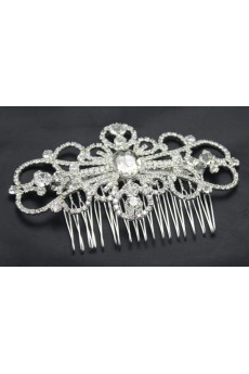 Alloy Rhinestone Combs Wedding Headpieces