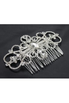 Alloy Rhinestone Combs Wedding Headpieces