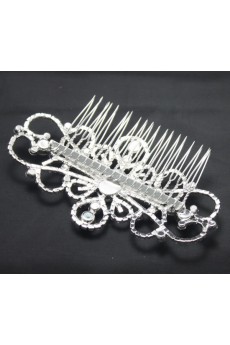 Alloy Rhinestone Combs Wedding Headpieces