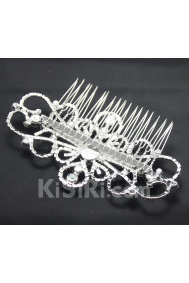 Alloy Rhinestone Combs Wedding Headpieces