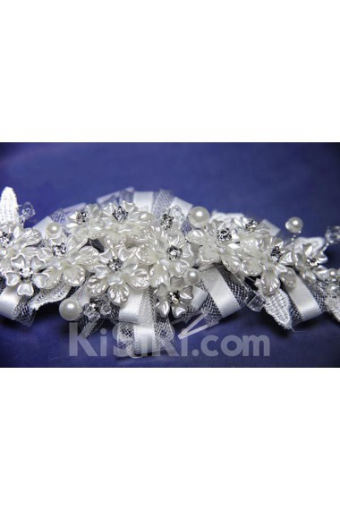 Alloy and Yarn Wedding Headpieces with Rhinestone