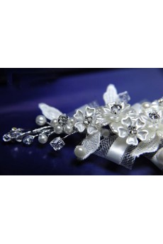 Alloy and Yarn Wedding Headpieces with Rhinestone