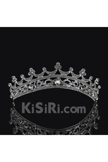 Alloy Crystal Crown Wedding Headpieces