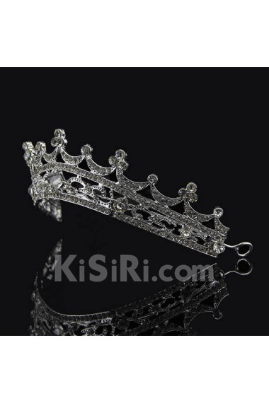 Alloy Crystal Crown Wedding Headpieces