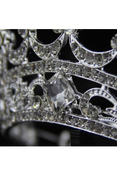 Alloy Crystal Crown Wedding Headpieces