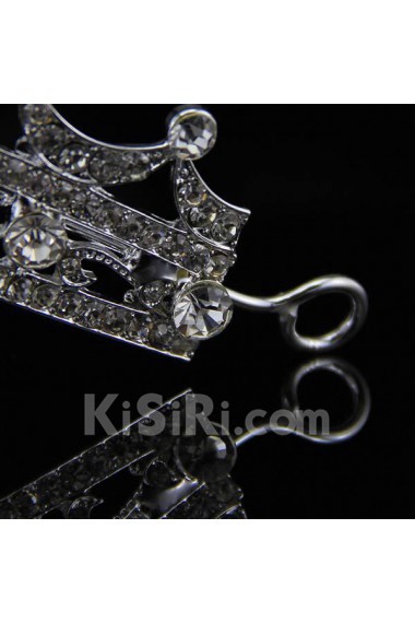 Alloy Crystal Crown Wedding Headpieces