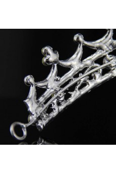 Alloy Crystal Crown Wedding Headpieces