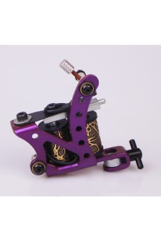 6 Professional Tattoo Machines Kit with LCD Power Supply and 54 Colors