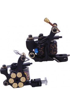 High Quality Tattoo Machines Kit Completed Set with 2 Tattoo Guns and LCD Power Supply