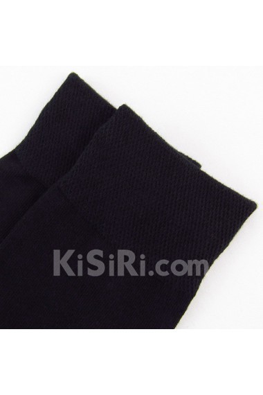 Black Men's Combed Cotton Socks