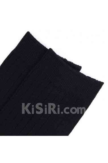 Black Men's Combed Cotton Socks