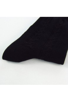 Black Men's Combed Cotton Socks