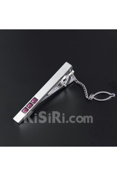 Crystal Metal Tie Bar