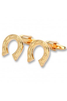 Men's Gold Metal Cufflink 