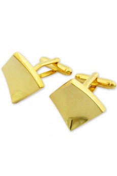 Men's Gold Metal Cufflink 