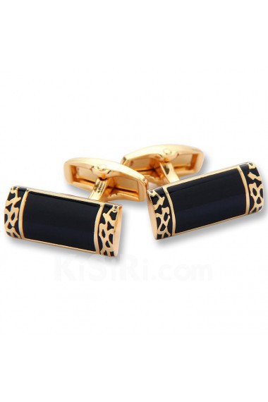 Men's Gold Metal Cufflink 