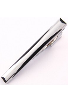 Men's Black Metal Tie Bar