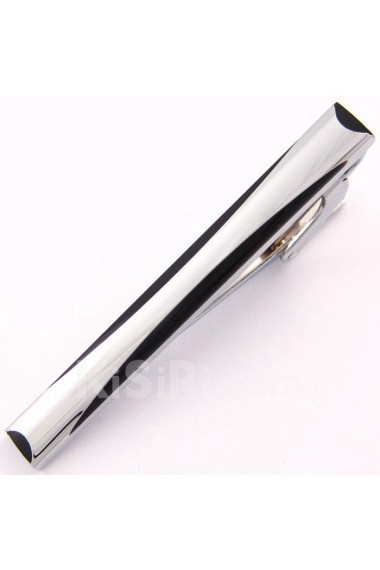 Men's Black Metal Tie Bar