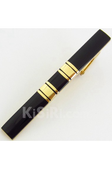 Men's Yellow Metal Tie Bar