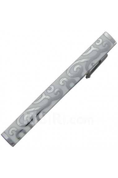 Men's Gray Metal Tie Bar