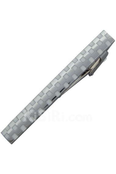 Men's Gray Metal Tie Bar