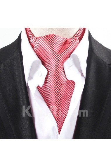 Men's Pink Microfiber Cravat