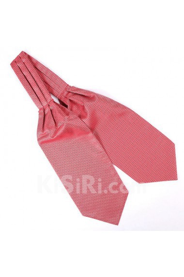 Men's Pink Microfiber Cravat