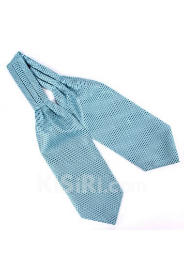 Men's Blue Microfiber Cravat