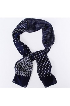 Men's Blue Silk Cravat  