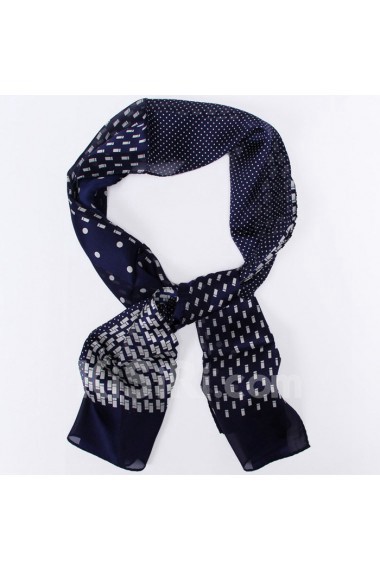 Men's Blue Silk Cravat  