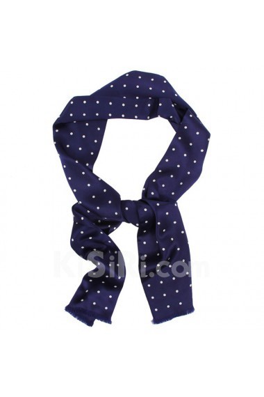 Men's Blue Silk Cravat  