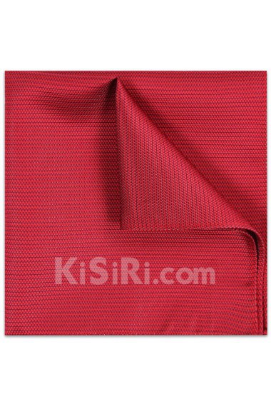 Men's Jujube Red Microfiber Pocket Square  