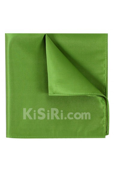 Men's Lawn Green Microfiber Pocket Square  