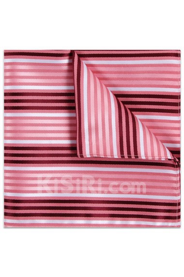 Men's Deep Pink Microfiber Pocket Square  