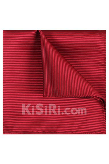 Men's Crimson Microfiber Pocket Square  