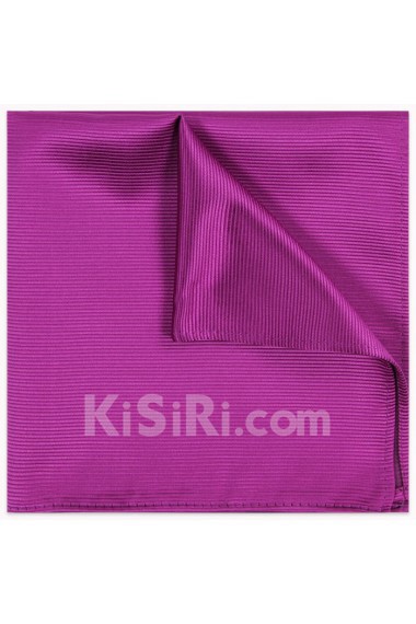 Men's Purple Microfiber Pocket Square 