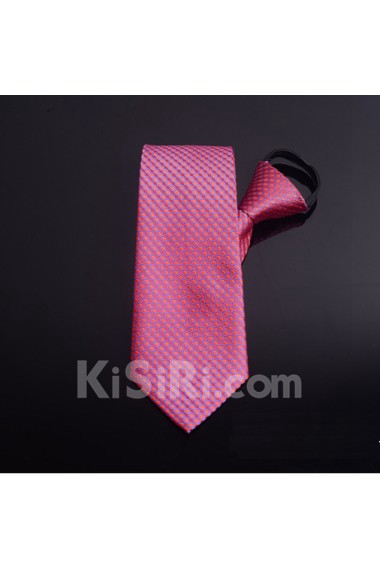 Red Polka Dot Microfiber Necktie