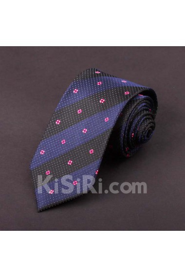 Purple Floral 100% Silk NeckTie