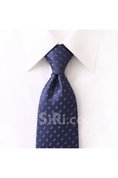 Blue Floral Microfiber NeckTie