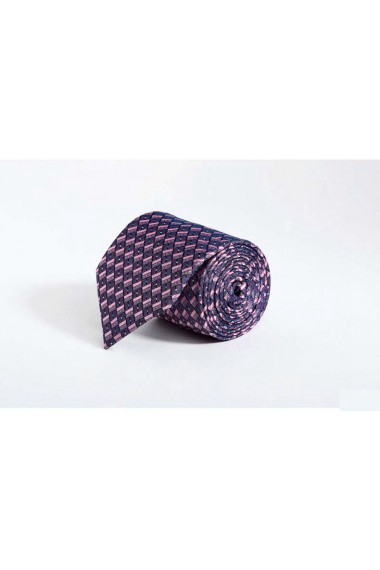 Purple Floral Polyester NeckTie